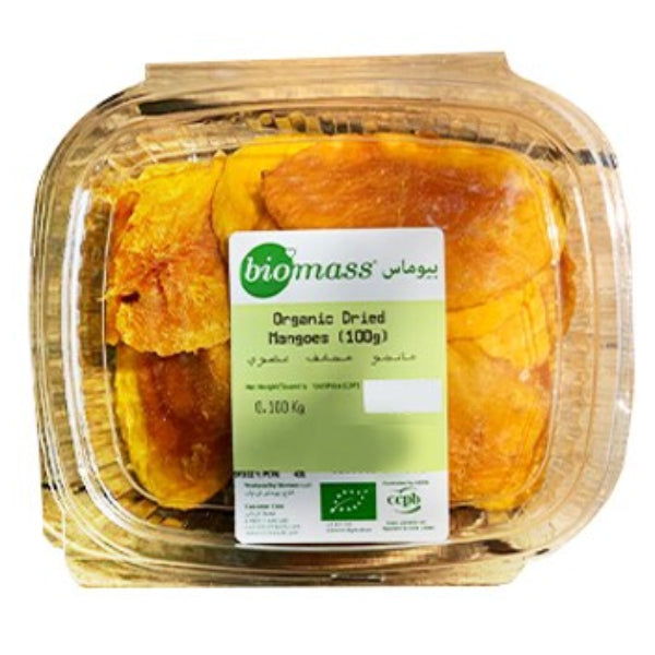 Sweet and naturally chewy organic mango slices, perfect as a healthy snack or a flavorful addition to cereals