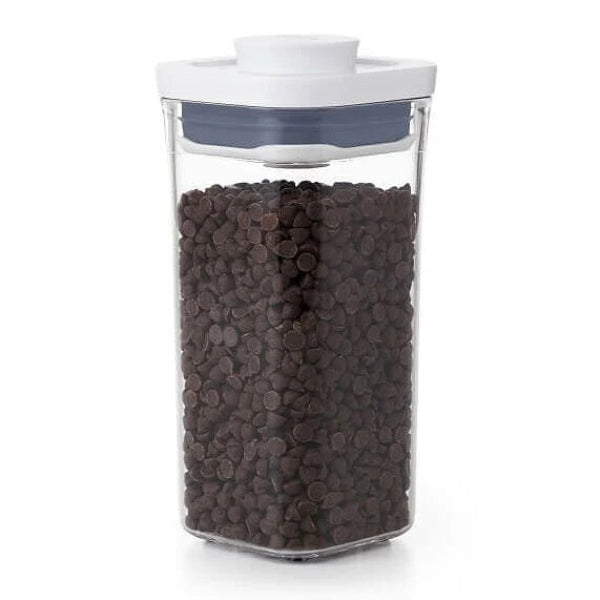 Store small pantry items neatly with this 0.5 Qt. OXO POP mini square container.