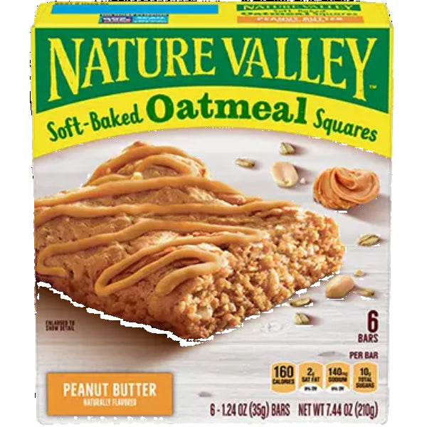 Combines chewy oats and creamy peanut butter for a wholesome, satisfying snack anytime.