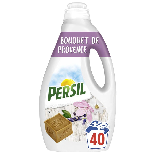 A fragrant liquid detergent with a fresh Provence scent, delivering powerful stain removal and deep cleaning