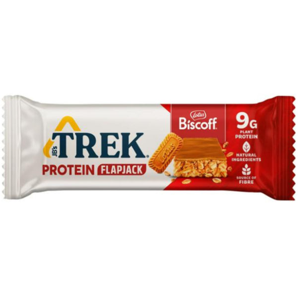 A chewy oat bar infused with sweet, spiced Biscoff spread for a comforting, flavorful snack.