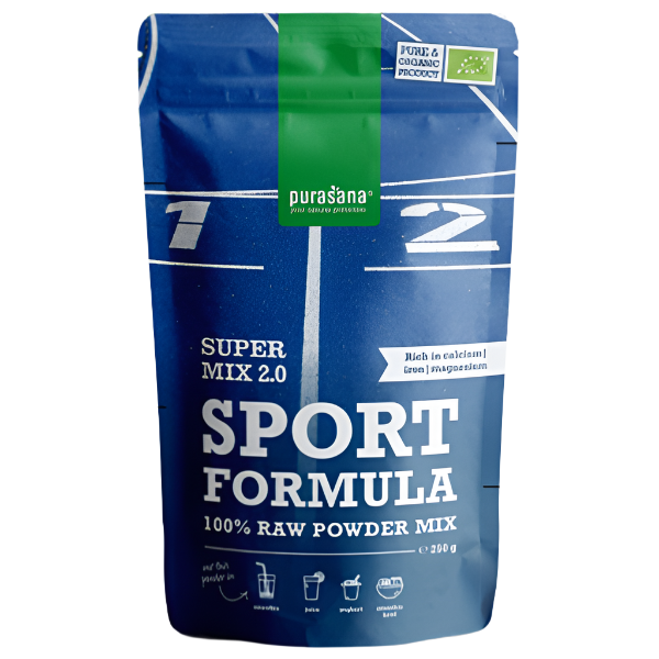 Boost your workouts with this 250 g raw sport formula powder mix for enhanced energy and recovery.