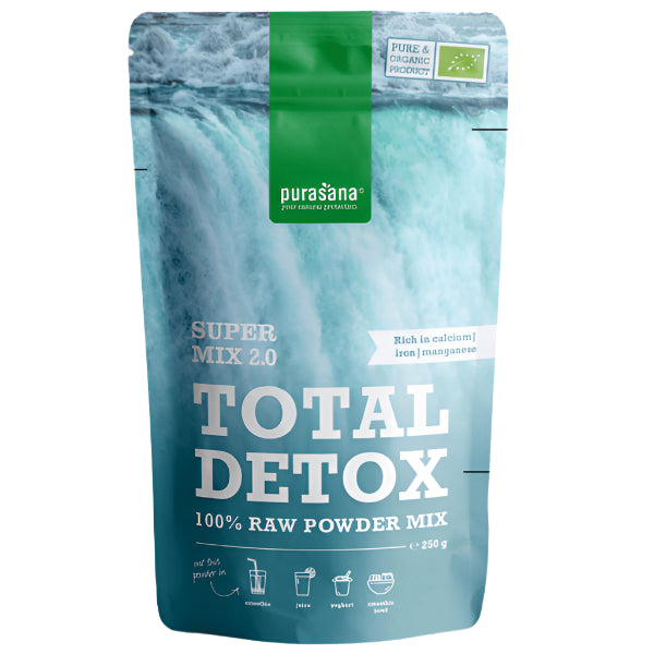 Powerful 250 g raw detox powder mix designed to support your body’s natural cleansing process.