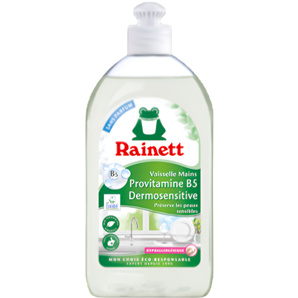 Gentle, hypoallergenic formula designed for sensitive skin, effectively removing grease