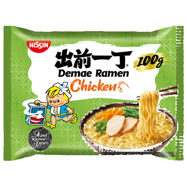 Quick-cooking instant noodles with savory chicken flavor, perfect for a fast and satisfying meal