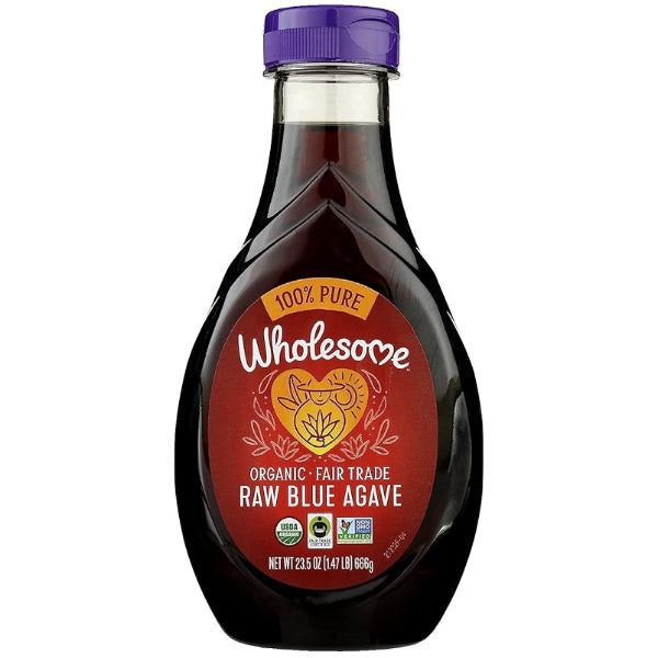 A smooth, low-glycemic liquid sweetener made from organic blue agave, perfect for drinks, baking, and everyday sweetness.