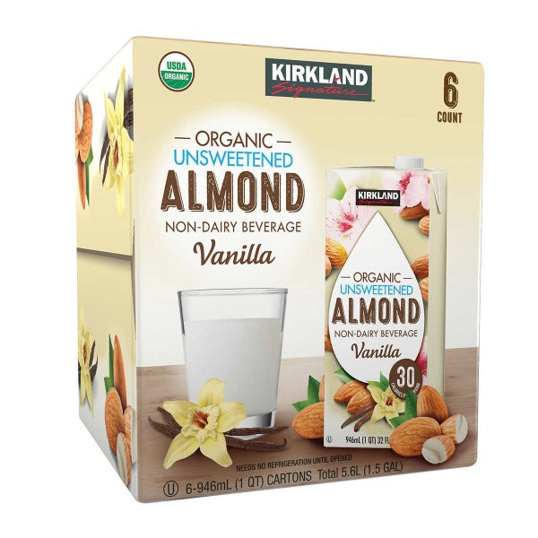 K.S. Organic Almond Milk Vanilla 946ml