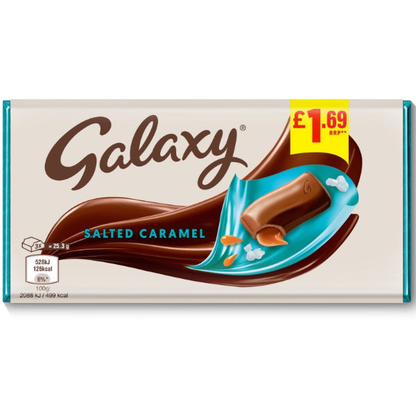 Smooth milk chocolate with a rich salted caramel centre.