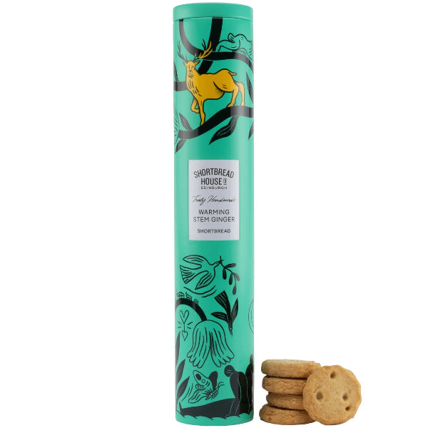 Handmade shortbread with warming stem ginger, 250 g of spicy-sweet indulgence