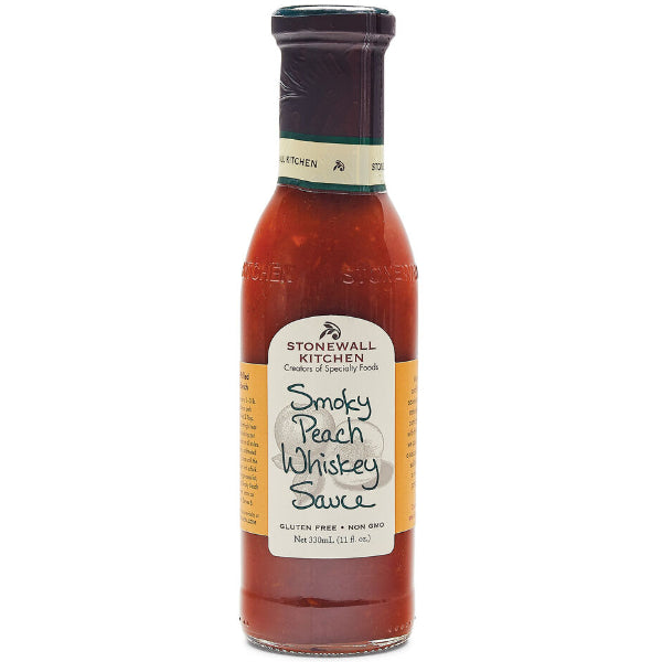 Combines sweet peaches, smoky notes, and a hint of whiskey for a rich, versatile glaze or dipping sauce.