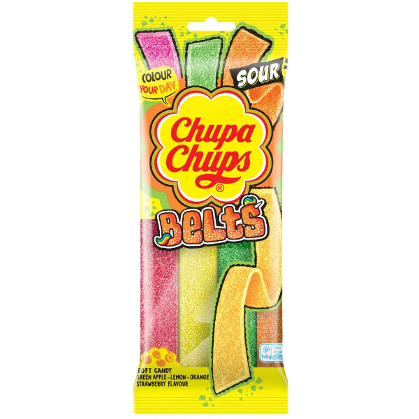 A colorful assortment of fruity sour belts with a perfect balance of tangy and sweet flavors.