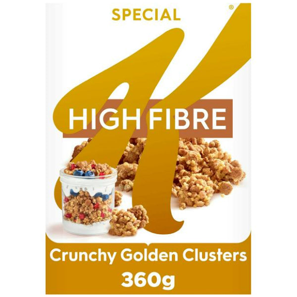 Light and crunchy cereal clusters with a golden, toasted flavor