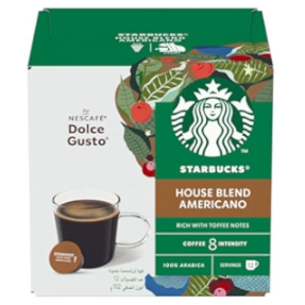 Starbucks Dolce Gusto Pods Med Americano, 102 g