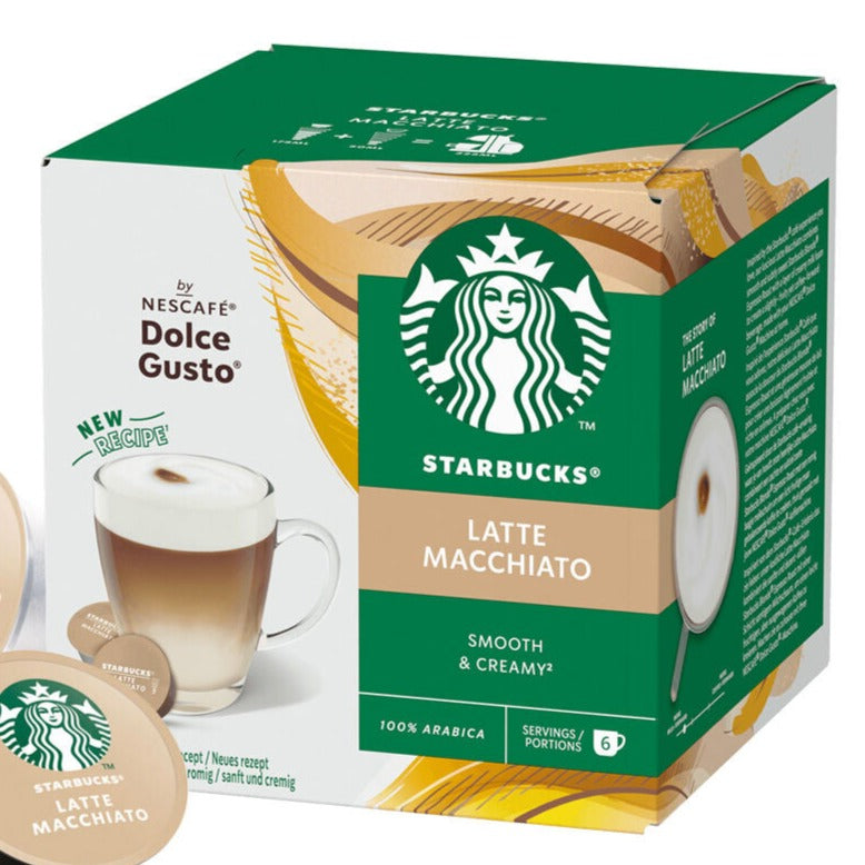 Starbucks Dolce Gusto Latte Macchiato, 129 g (BB: 31-05-2024)