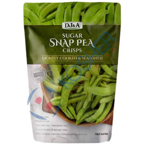 Crunchy, naturally sweet sugar snap pea snacks.