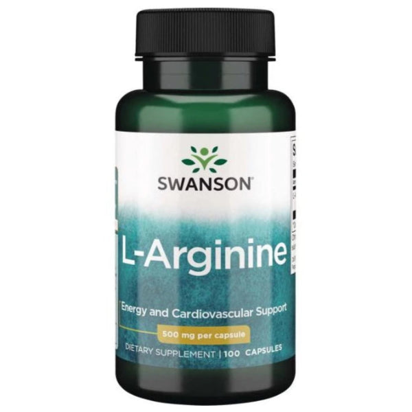 Provides 500 mg of free-form L-Arginine per capsule, supporting cardiovascular health, immune function, and athletic performance