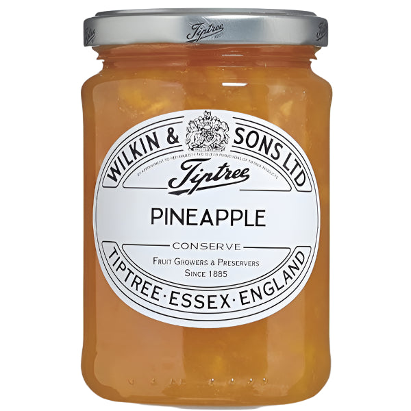 A tropical delight featuring sweet pineapple chunks in a smooth, citrus-infused preserve.