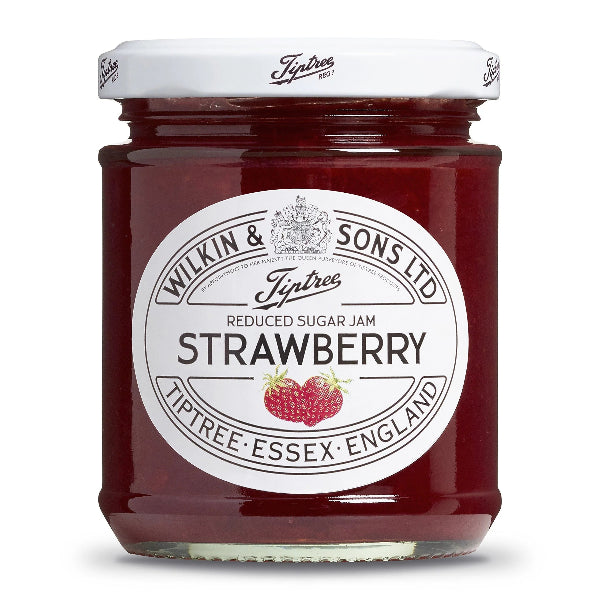 A lightly sweetened strawberry preserve with full fruit flavor and significantly less sugar
