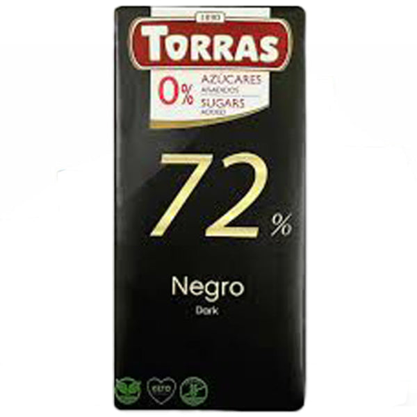 a rich, vegan-friendly chocolate bar sweetened with maltitol, offering a smooth cocoa experience.