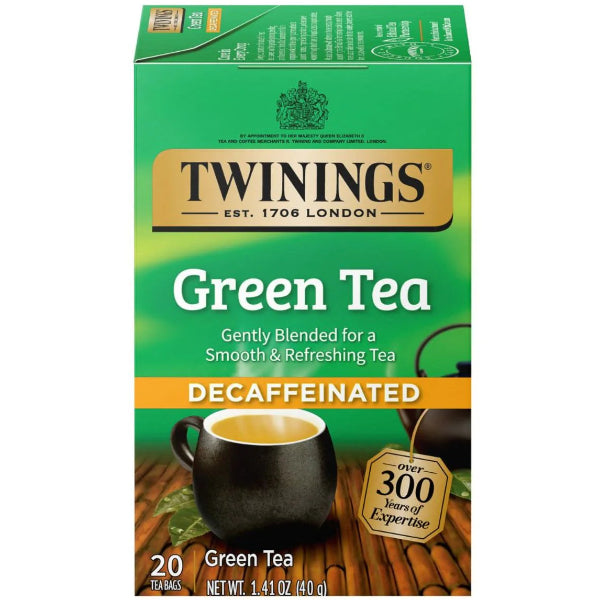 A smooth, mild green tea with all the natural antioxidant benefits, completely caffeine-free for anytime enjoyment.