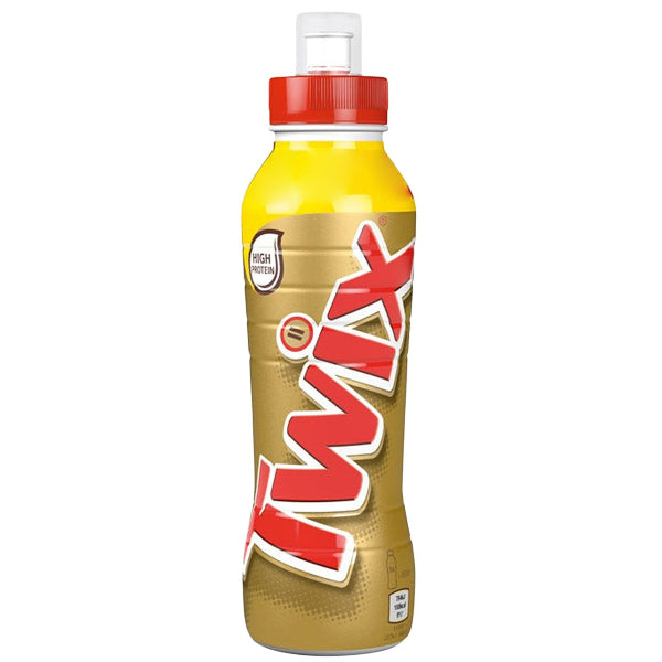 A creamy milkshake blending chocolate, caramel, and a hint of biscuit, reminiscent of the classic Twix