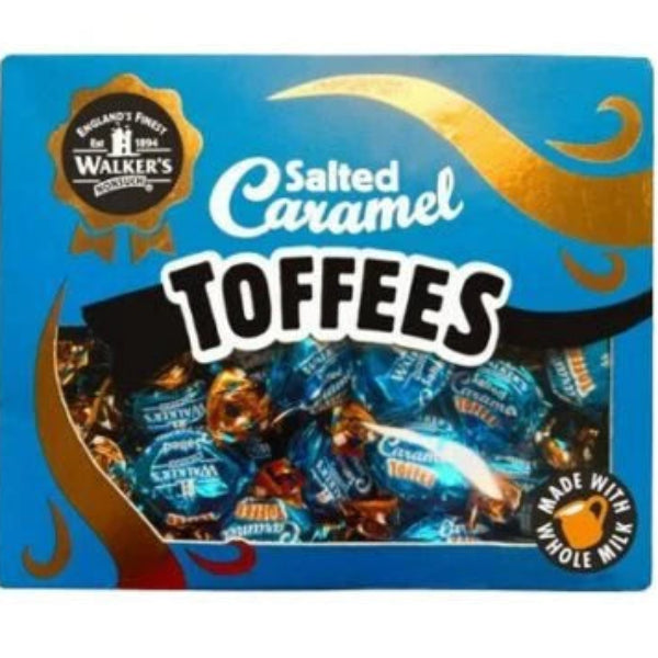 Buttery, chewy toffees blended with rich salted caramel for a perfectly sweet-salty treat in every piece.