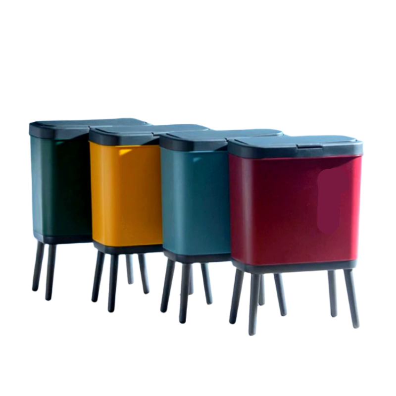 A.W. Covered Waste Bin, 50 cm (choose a color)