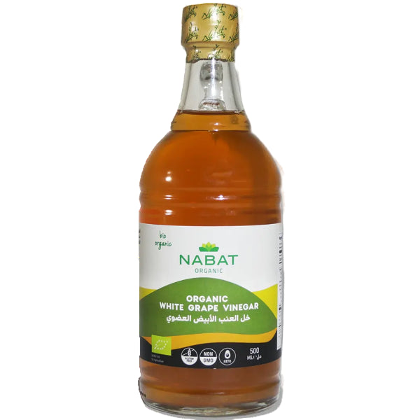 A crisp, mildly tangy vinegar made from organic white grapes, ideal for salads, pickling, and light marinades