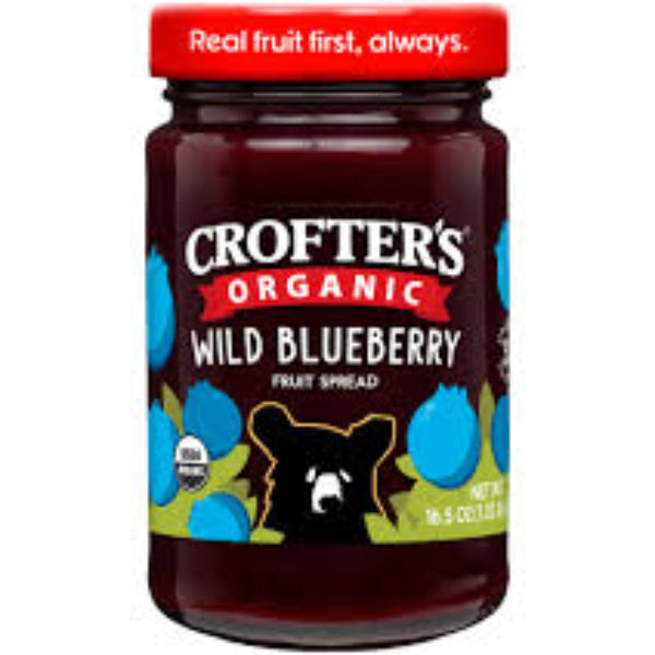 Packed with juicy organic wild blueberries for a naturally sweet, tangy spread that brightens breakfast and snacks.