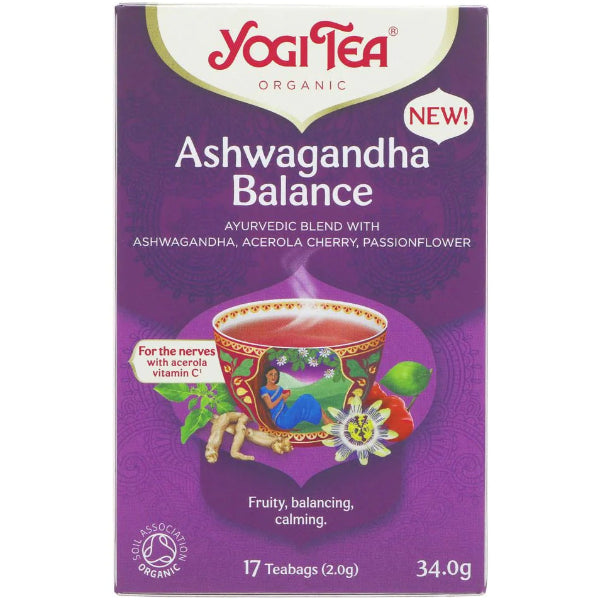 A calming herbal blend with ashwagandha and organic botanicals, crafted to help reduce stress and support emotional balance.