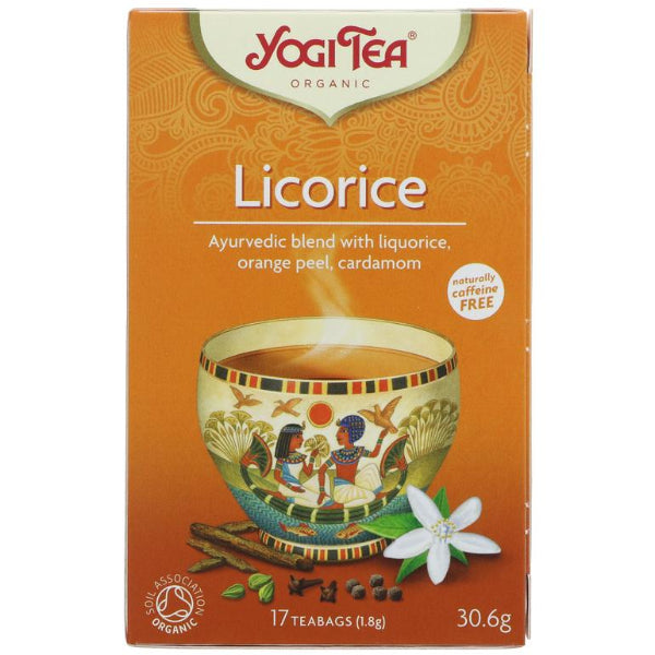 A naturally sweet herbal infusion made with organic licorice root, supporting digestive comfort and overall wellness.