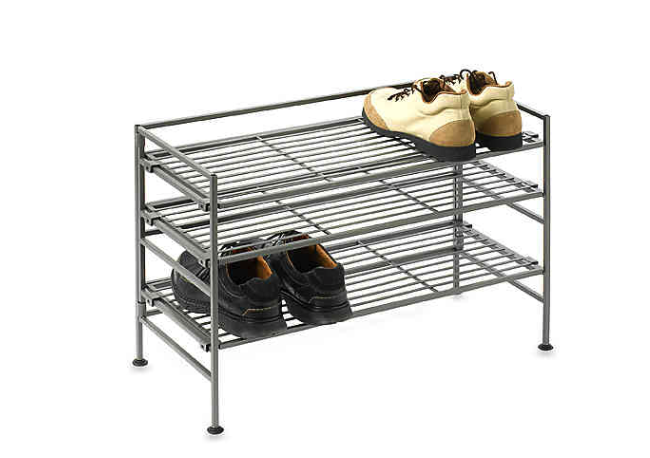 Seville Classics 3-Tier Iron Stackable Shelf - Main Image