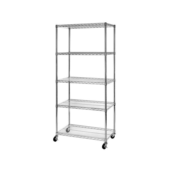 Seville C. 5-Shelf Wire Shlv 150x60cm