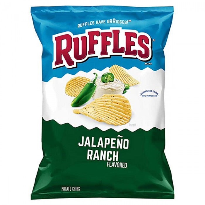 Ruffles Jalapeno Ranch Chips, 6.5oz
