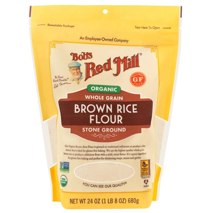 Bob's RM Brown Rice Flour GF, 24 oz