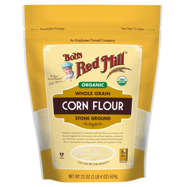 Bob's RM Whole Grain Corn Flour, 624g