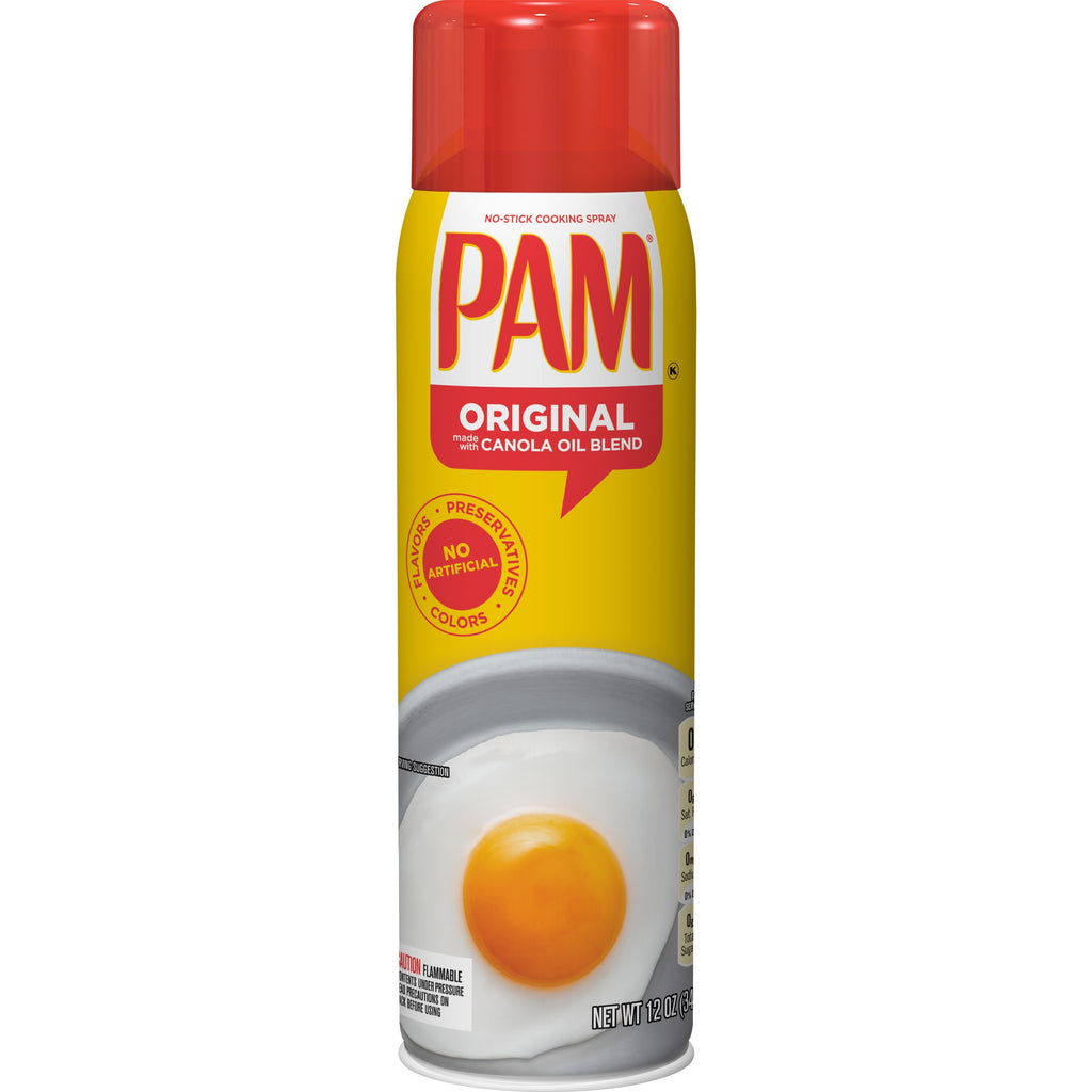 Pam Canola Spray Oil Original, 12 oz (select a size)