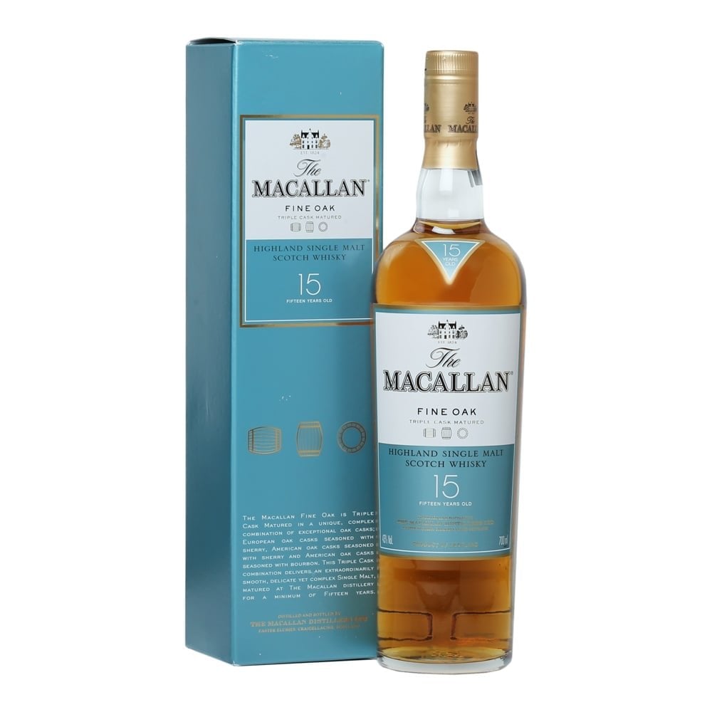 The Macallan Fine Oak 15 y, 70 cl