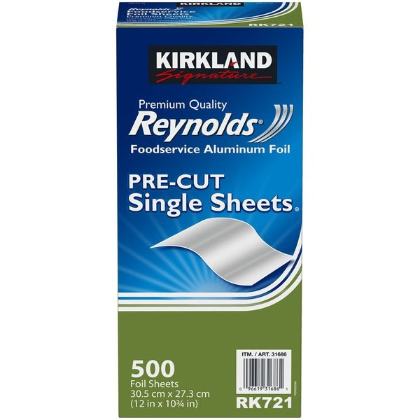 Kirkland Foil Sheets Singles, 500 ct