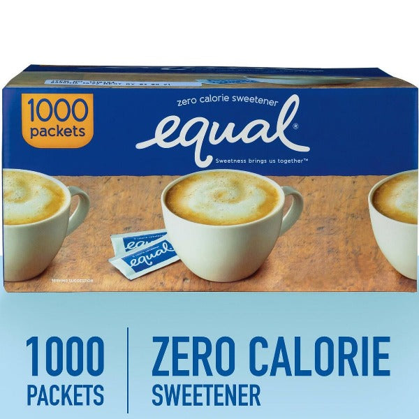 Equal Sweetener 0 Calories, 1000 ct