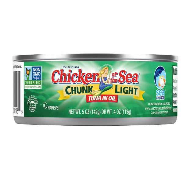 Chicken of The Sea Light Tuna wOil 5oz BB:(19-10-2023)