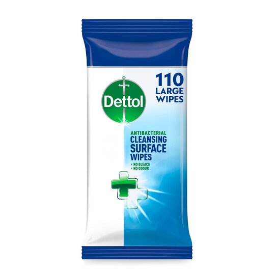 Dettol Anti Bact Cleansing Surface Wipes 100ct