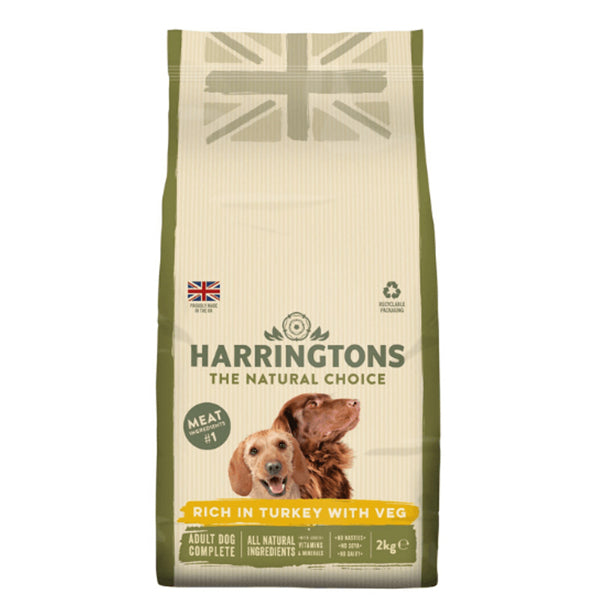 Harringtons Dog DryTurkey /Vegetables 2kg