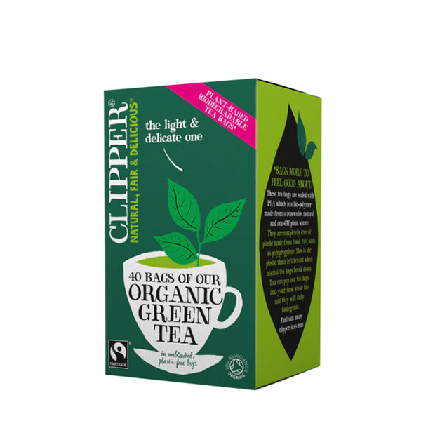 Clipper Green Tea Organic, 40 ct