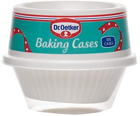 Dr. Oet Baking Cases White, 100 ct
