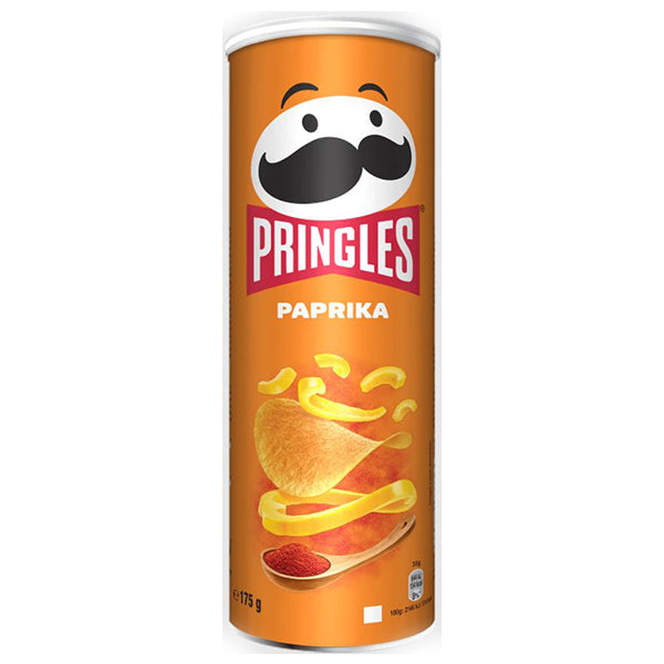 Pringles Paprika Chips, 165 g