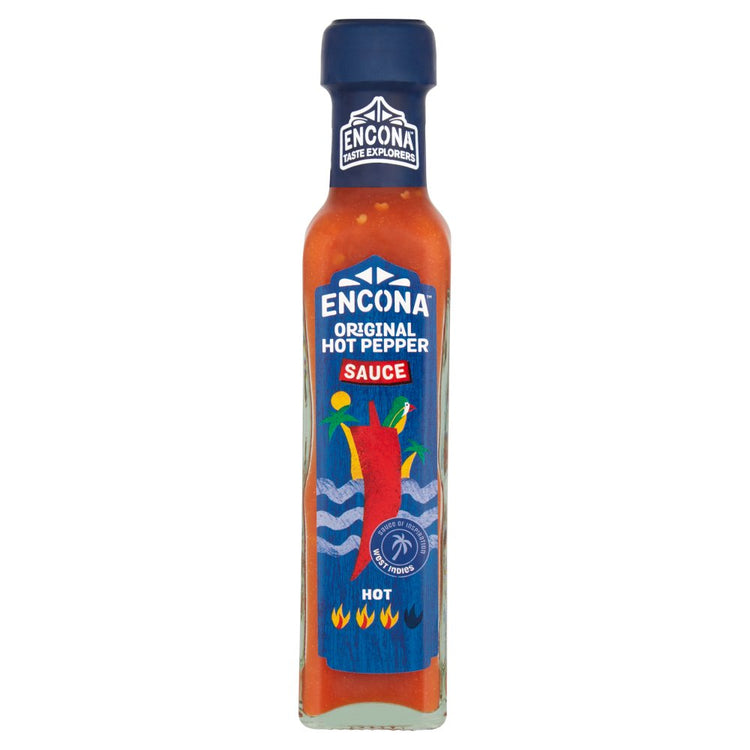 Encona Indian Hot Pepper Sauce, 142 ml