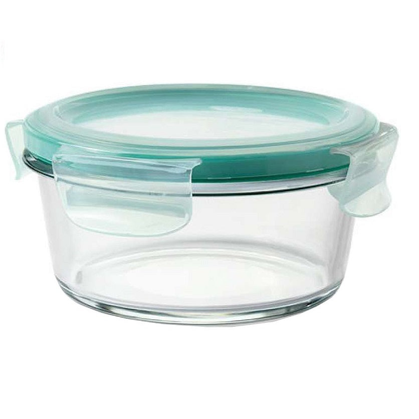 oxo 2 cup snap glass round container