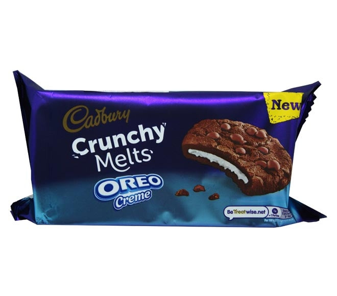 Cadbury Crunchy Melts Oreo, 156 g