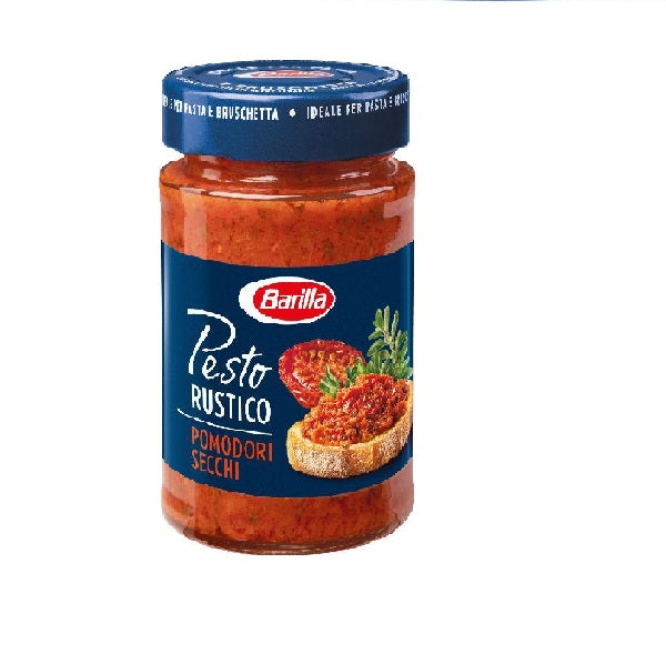 Barilla Sauce Pesto Rustico Pomodori Secchi GF, 200 g